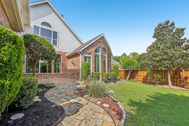 1612 University Dr, Allen, TX 75013 - view of yard featuring a patio area