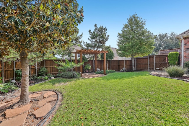 1612 University Dr, Allen, TX 75013 - view of yard with a pergola