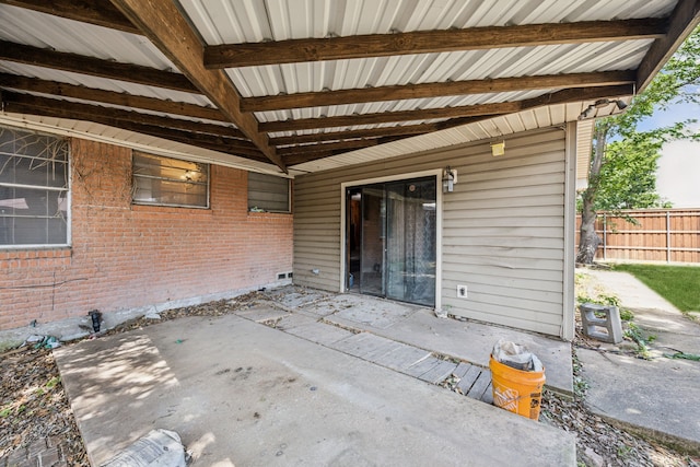 4518 Live Oak Dr, Mesquite, TX 75150 - view of patio / terrace featuring fence