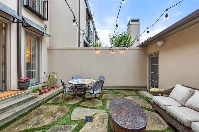 4702 Dexter Ave, Fort Worth, TX 76107 - view of patio featuring an outdoor living space