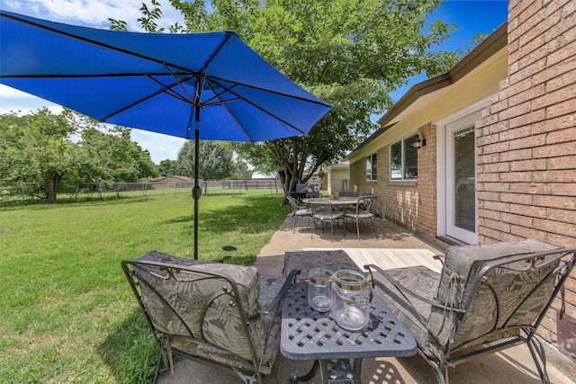 7616 Circle Dr, North Richland Hills, TX 76180 - view of patio featuring outdoor dining area