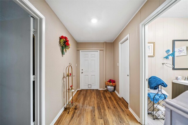 7223 Fm 2494, Athens, TX 75751 - hallway with wood finished floors and baseboards