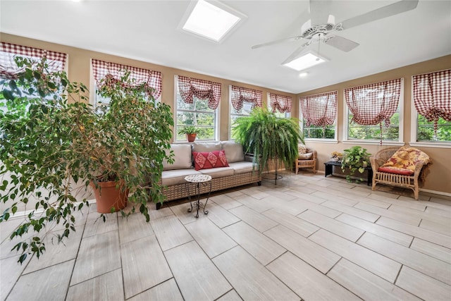 7223 Fm 2494, Athens, TX 75751 - sunroom featuring plenty of natural light and a skylight