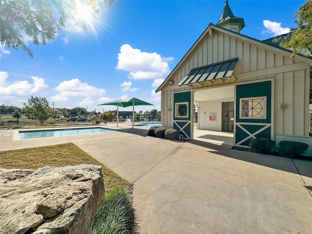 4317 Bay Meadow Dr, Denton, TX 76210 - community pool with an exterior structure and an outdoor structure