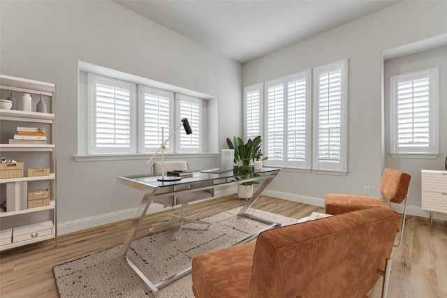 771 Elm Park Dr, Prosper, TX 75078 - office featuring healthy amount of natural light, wood finished floors, and baseboards