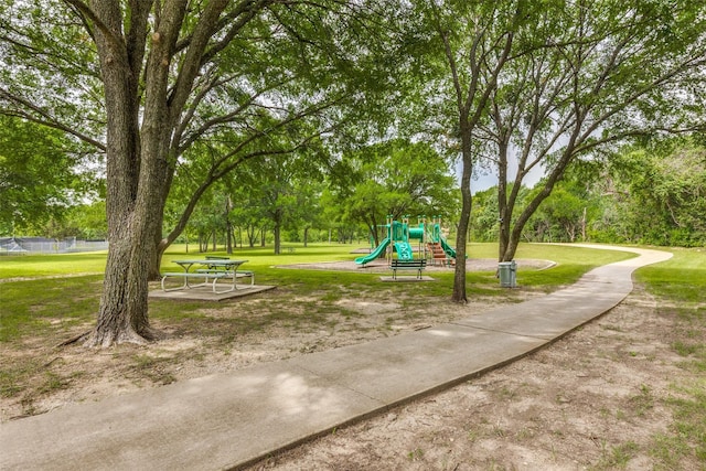 3209 S Bay Breeze Ln, Fort Worth, TX 76179 - communal playground with a yard and view of scattered trees