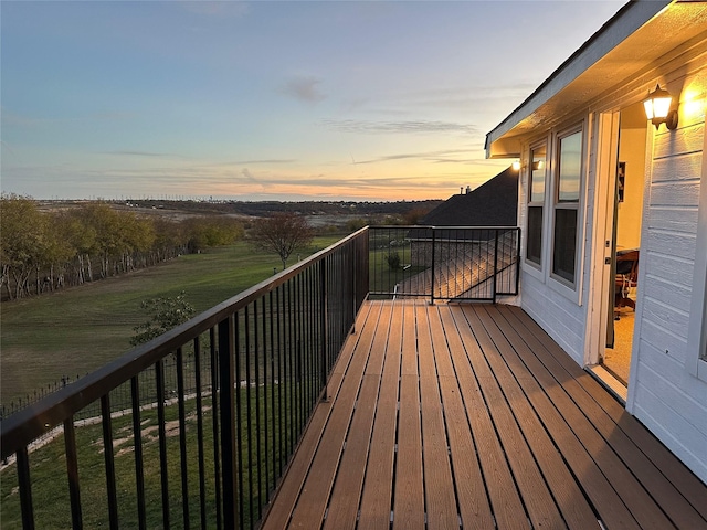 3209 S Bay Breeze Ln, Fort Worth, TX 76179 - view of deck at dusk