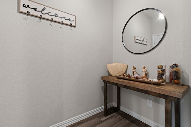 3112 Kingsgarden Rd, Denton, TX 76207 - detailed view of wood finished floors and baseboards