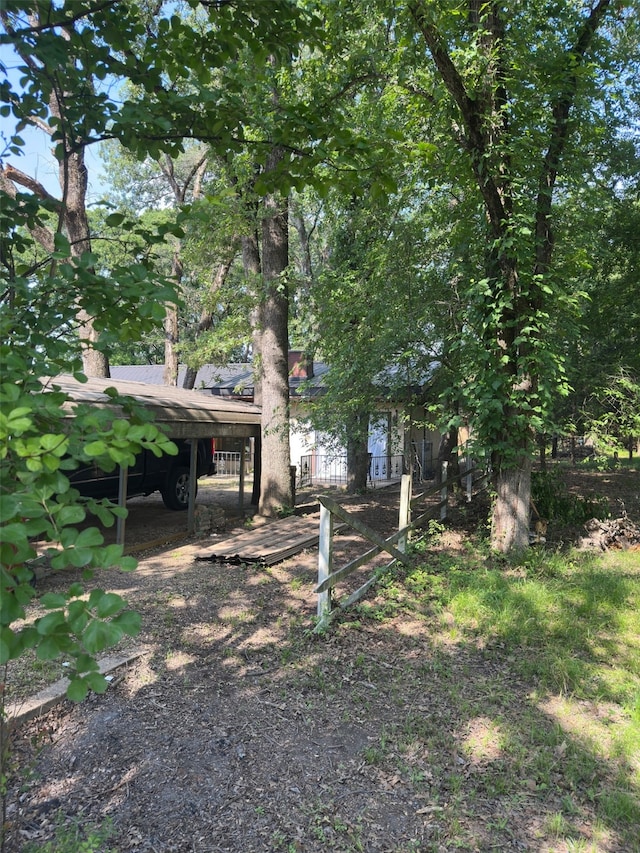 1505 Grove Dr, West Tawakoni, TX 75474 - view of yard