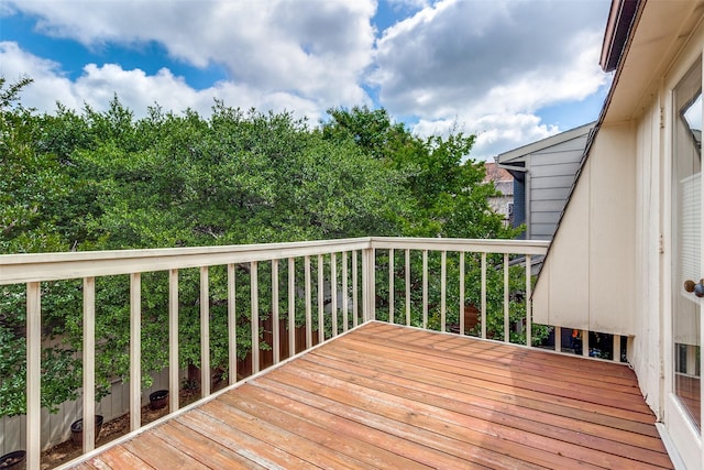 3552 Granada Ave Unit B, University Park, TX 75205 - view of wooden deck