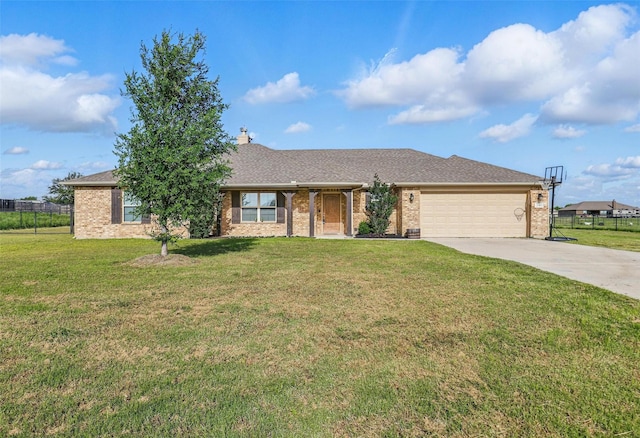 240 Springwood Ranch Loop, Springtown, TX 76082 - ranch-style house featuring driveway, brick siding, and an attached garage