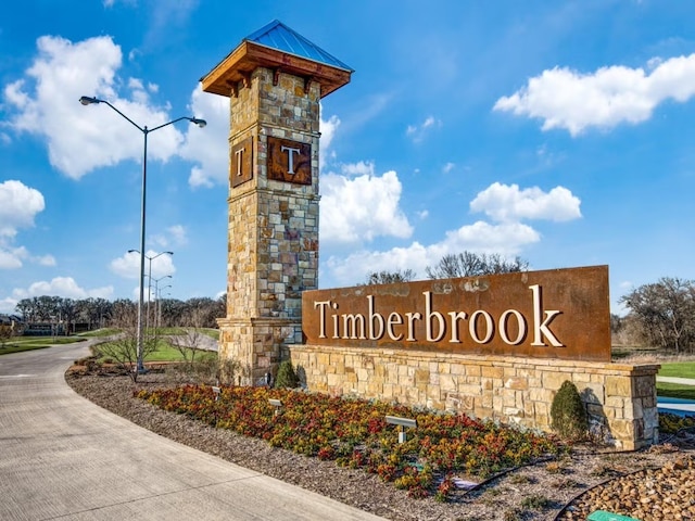 916 Timber Ridge Dr, Justin, TX 76247 - view of community / neighborhood sign