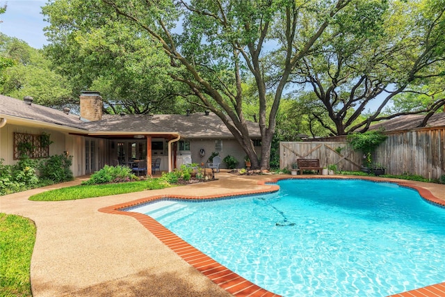 3212 Woodwind Ln, Dallas, TX 75229 - view of pool with a patio area and a fenced backyard
