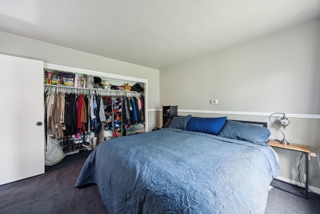 3812 Longmeadow Way, Fort Worth, TX 76133 - carpeted bedroom with a closet and baseboards