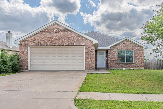 8110 Macgregor Dr, Arlington, TX 76002 - single story home featuring brick siding, concrete driveway, a garage, and roof with shingles