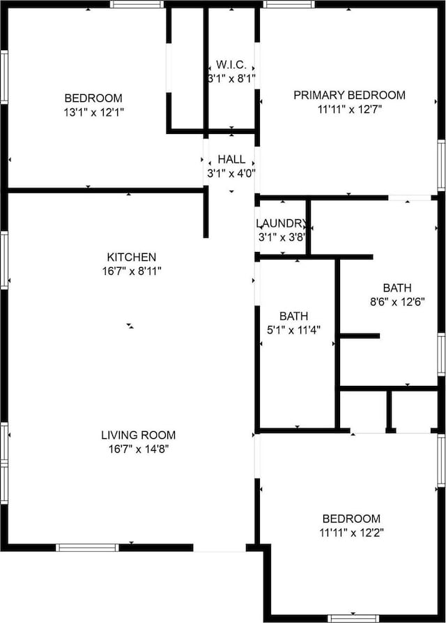 930 Baker St, Denison, TX 75020 - home floor plan