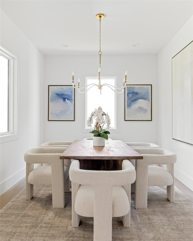 3738 Park Ln, Dallas, TX 75220 - dining room featuring baseboards and recessed lighting