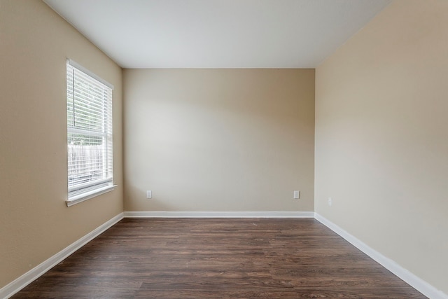 12113 Tacoma Ridge Dr, Fort Worth, TX 76244 - spare room with dark wood-style flooring and baseboards