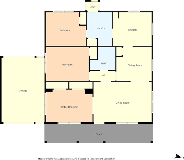 306 N Bordon St, Lorena, TX 76655 - home floor plan