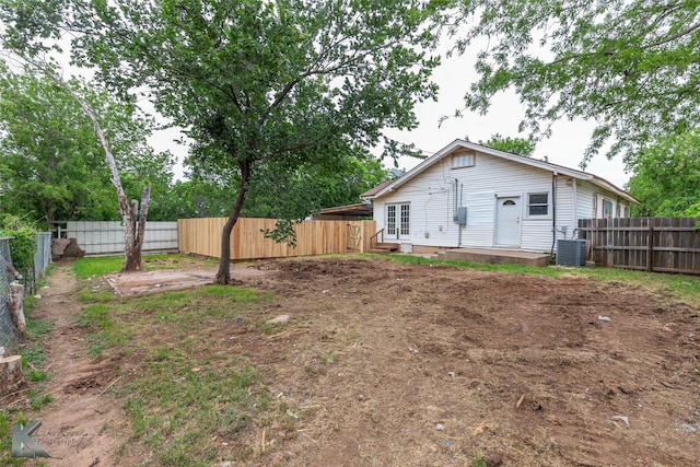 1810 Merchant St, Abilene, TX 79603 - fenced backyard with central air condition unit