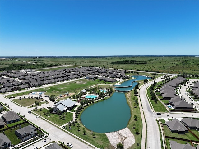 205 Mineral Point Dr, Aledo, TX 76008 - aerial overview of property's location with a large body of water and nearby suburban area
