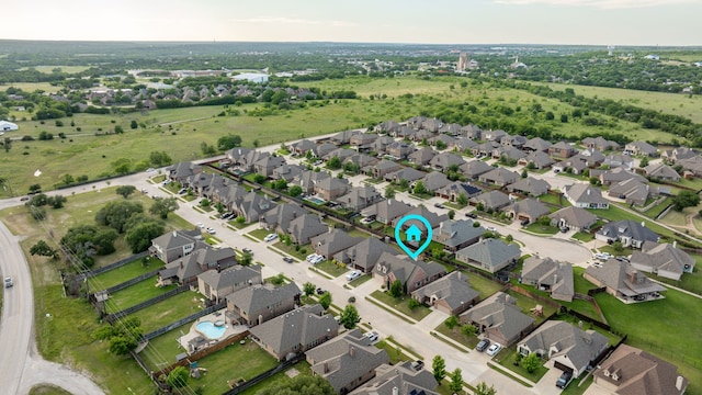 437 Sagebrush Dr, Aledo, TX 76008 - aerial view of property and surrounding area featuring nearby suburban area