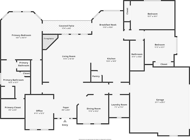 106 Morning Star Trl, Aurora, TX 76078 - property floor plan