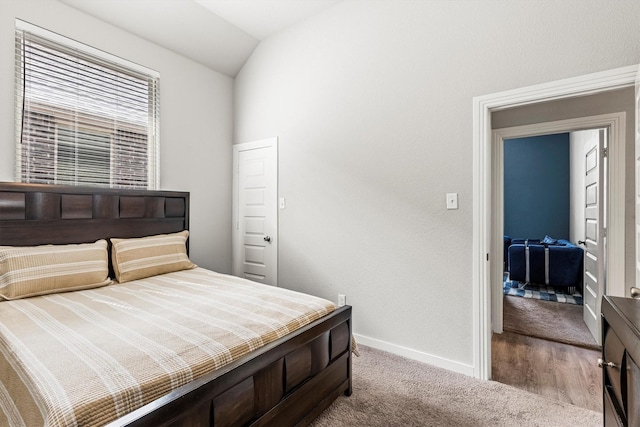 1714 Lone Lynx Way, Wylie, TX 75098 - carpeted bedroom featuring baseboards and lofted ceiling