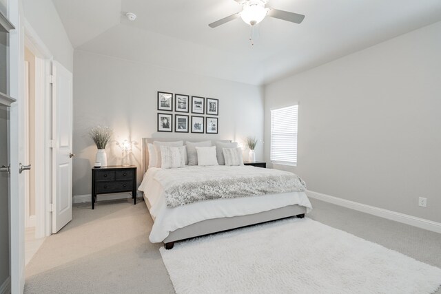 223 Quarry St, Melissa, TX 75454 - bedroom featuring light carpet, baseboards, and ceiling fan