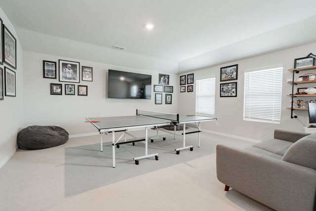 223 Quarry St, Melissa, TX 75454 - rec room featuring carpet flooring and baseboards