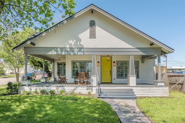 2025 Columbus Ave, Waco, TX 76701 - view of front of home with a porch and stucco siding