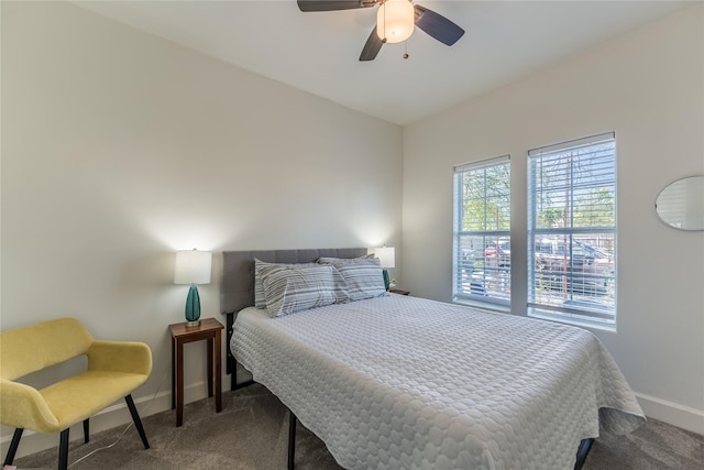 2025 Columbus Ave, Waco, TX 76701 - carpeted bedroom featuring baseboards and a ceiling fan