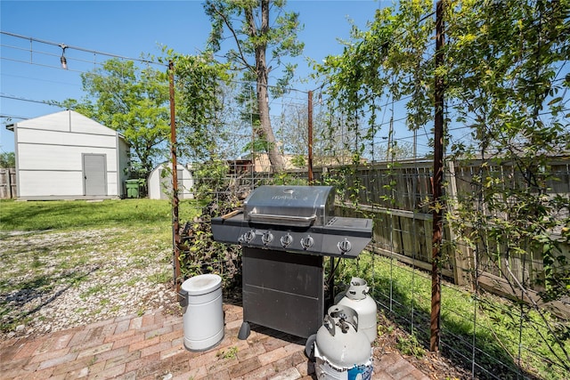 2025 Columbus Ave, Waco, TX 76701 - view of patio / terrace with grilling area