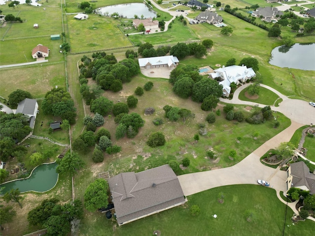1100 Triple Crown Ct, Bartonville, TX 76226 - aerial view of property and surrounding area featuring a nearby body of water and nearby suburban area