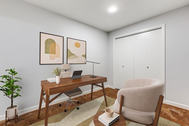2638 Custer Pkwy Unit B, Richardson, TX 75080 - office area with baseboards