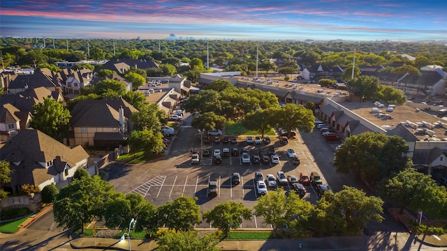 2638 Custer Pkwy Unit B, Richardson, TX 75080 - aerial view at dusk of a residential view