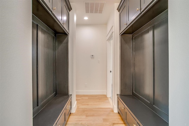 138 Buddy Ct, Millsap, TX 76066 - mudroom with light wood-style floors, recessed lighting, and baseboards