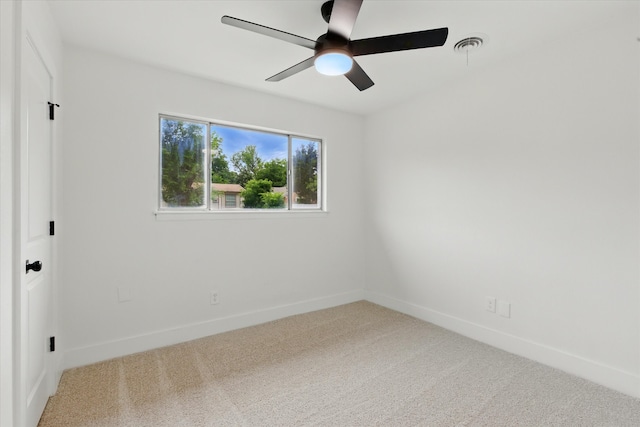 4709 Shady Hill Dr, Forest Hill, TX 76119 - carpeted empty room featuring a ceiling fan and baseboards