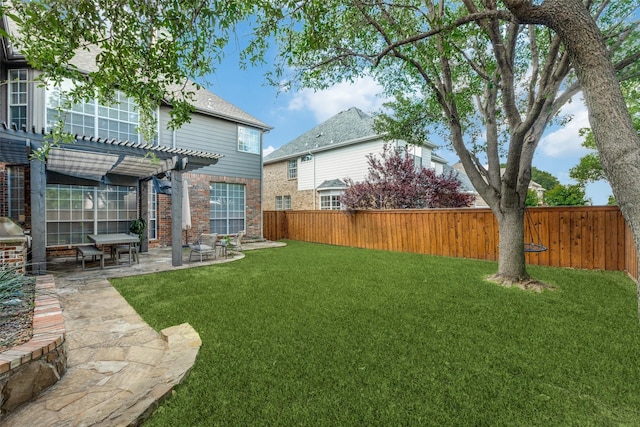 5060 Loma Alta Dr, Frisco, TX 75034 - view of yard with a pergola and a patio area