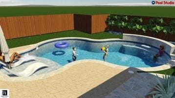 5060 Loma Alta Dr, Frisco, TX 75034 - view of swimming pool featuring a hot tub and a fenced backyard