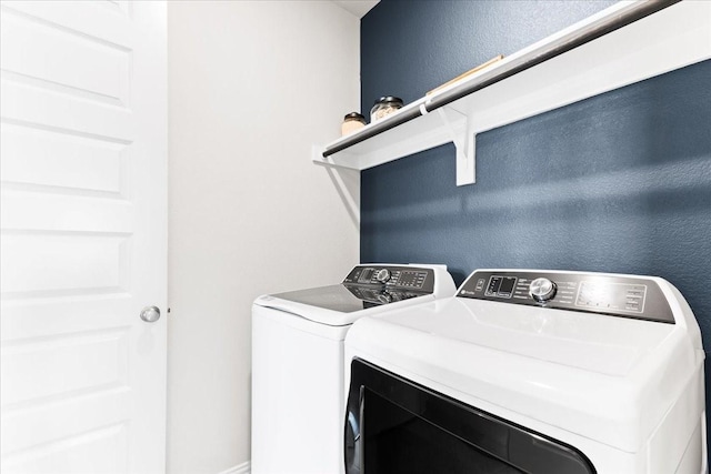 4342 Hudson St, Fate, TX 75087 - laundry area with independent washer and dryer