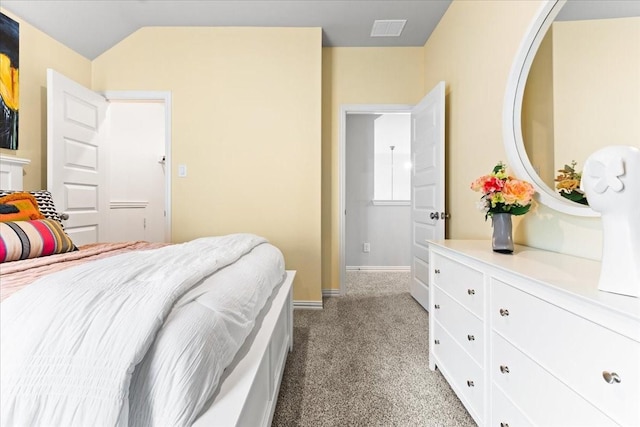 4342 Hudson St, Fate, TX 75087 - bedroom featuring carpet and vaulted ceiling
