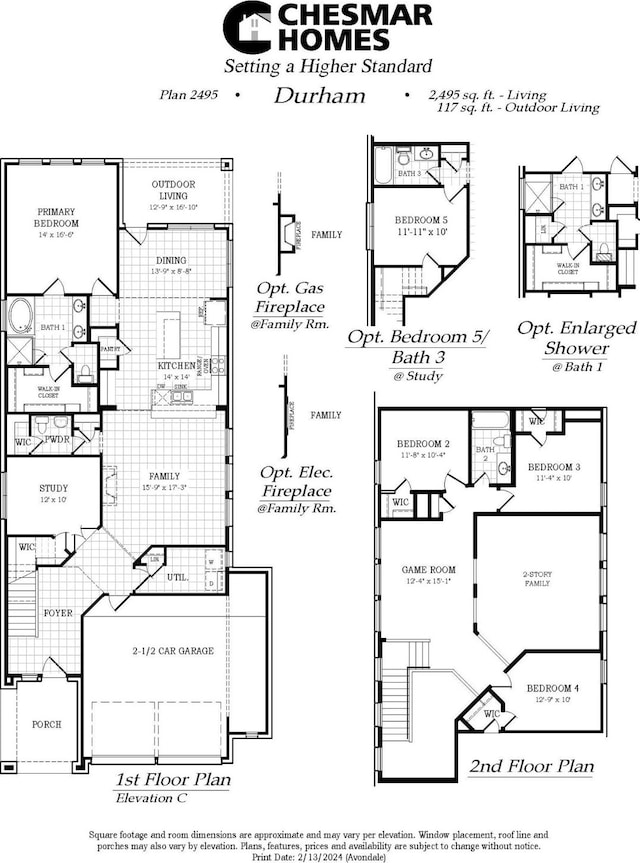 4342 Hudson St, Fate, TX 75087 - view of floor plan / room layout