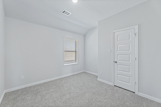 4342 Hudson St, Fate, TX 75087 - carpeted empty room featuring lofted ceiling and baseboards