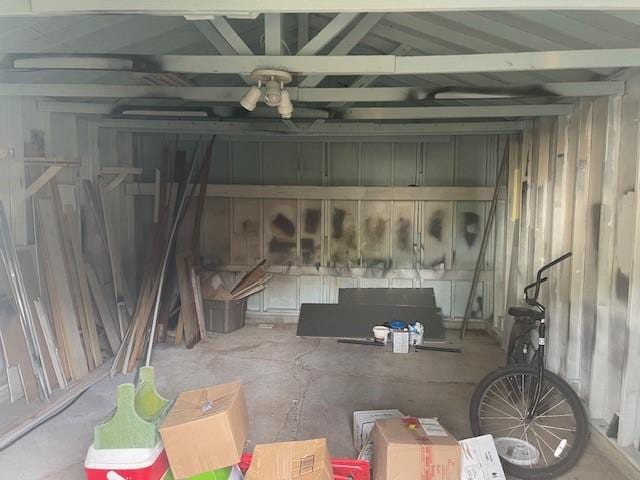 view of storage