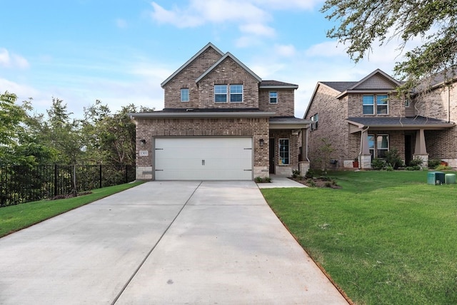 1301 Hickory Ct, Weatherford, TX 76086 - view of front facade featuring brick siding, driveway, and an attached garage