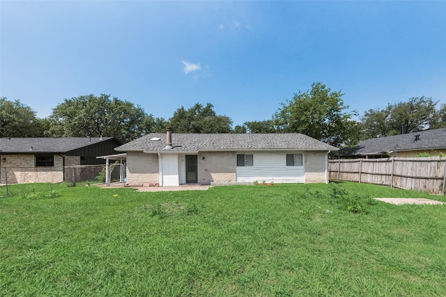 4914 Stagecoach Ln, Garland, TX 75043 - rear view of house featuring brick siding