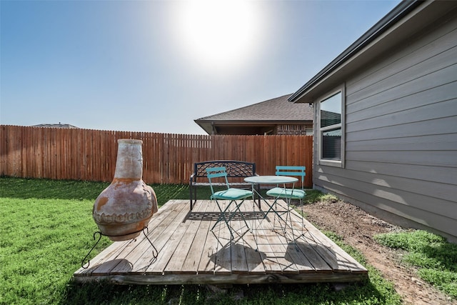 6128 Blacksmith Ave, Fort Worth, TX 76179 - view of wooden deck