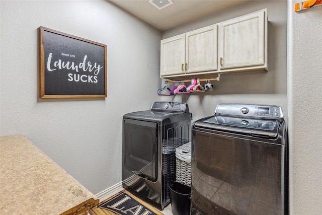 301 Shepherd Ln, Royse City, TX 75189 - laundry room featuring cabinet space, independent washer and dryer, and baseboards