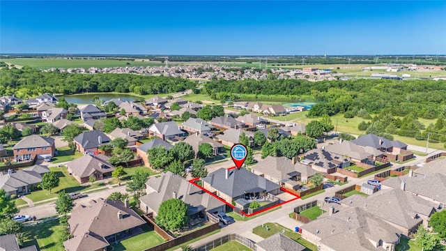 301 Shepherd Ln, Royse City, TX 75189 - aerial perspective of suburban area with a nearby body of water